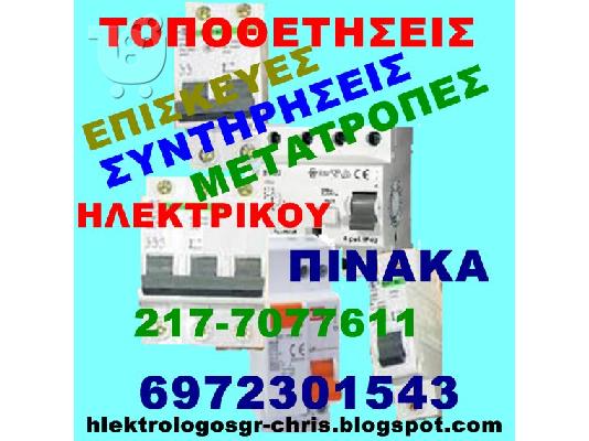 PoulaTo: ΗΛΕΚΤΡΟΛΟΓΟΣ ΕΠΙΣΚΕΥΕΣ ΘΥΡΟΤΗΛΕΦΩΝΑ ΑΘΗΝΑ ΠΕΤΡΑΛΩΝΑ